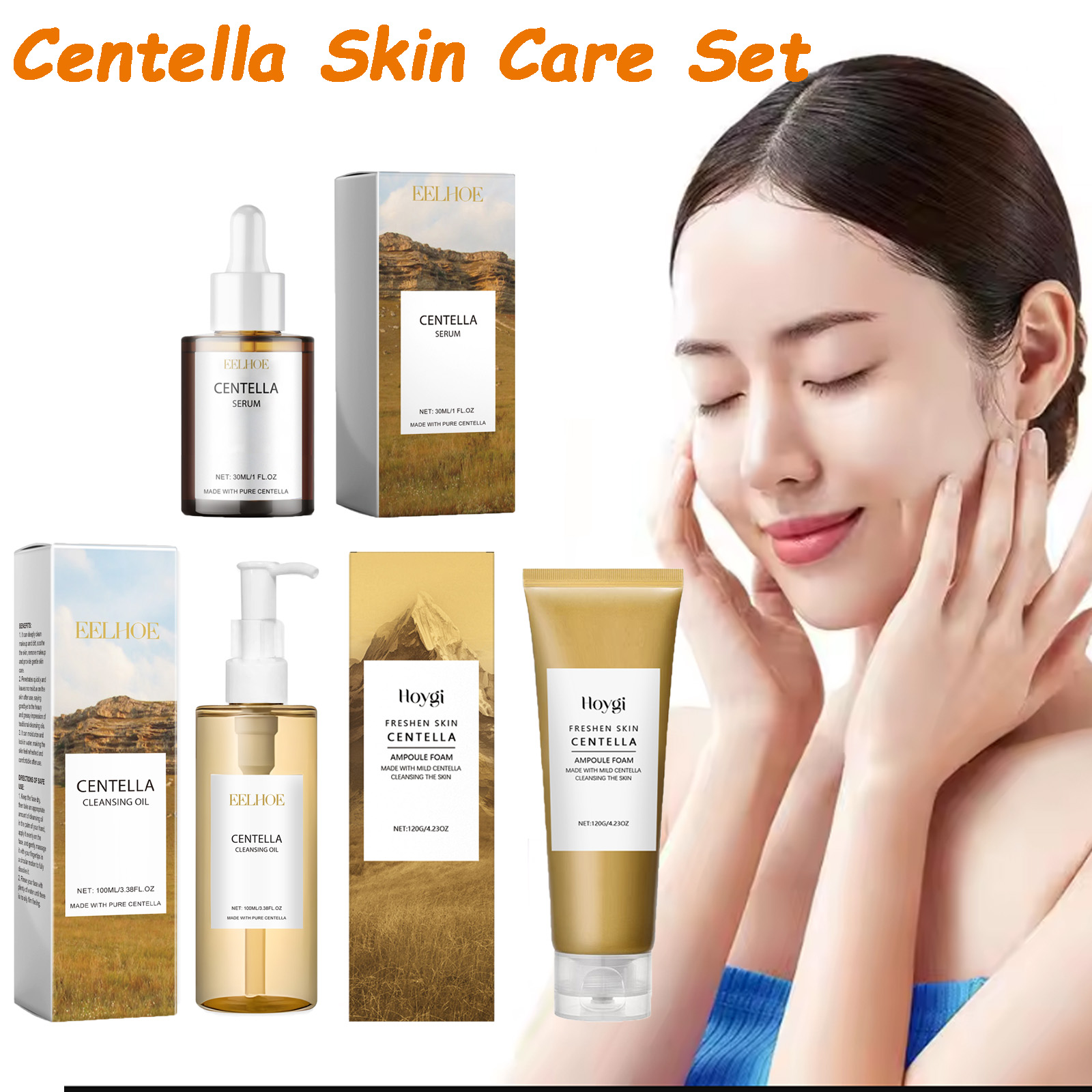 Skincare Glowing - Centella Set per la cura della