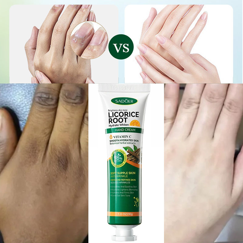 Licorice Root Extract - Crema per le mani sbiancante rapido