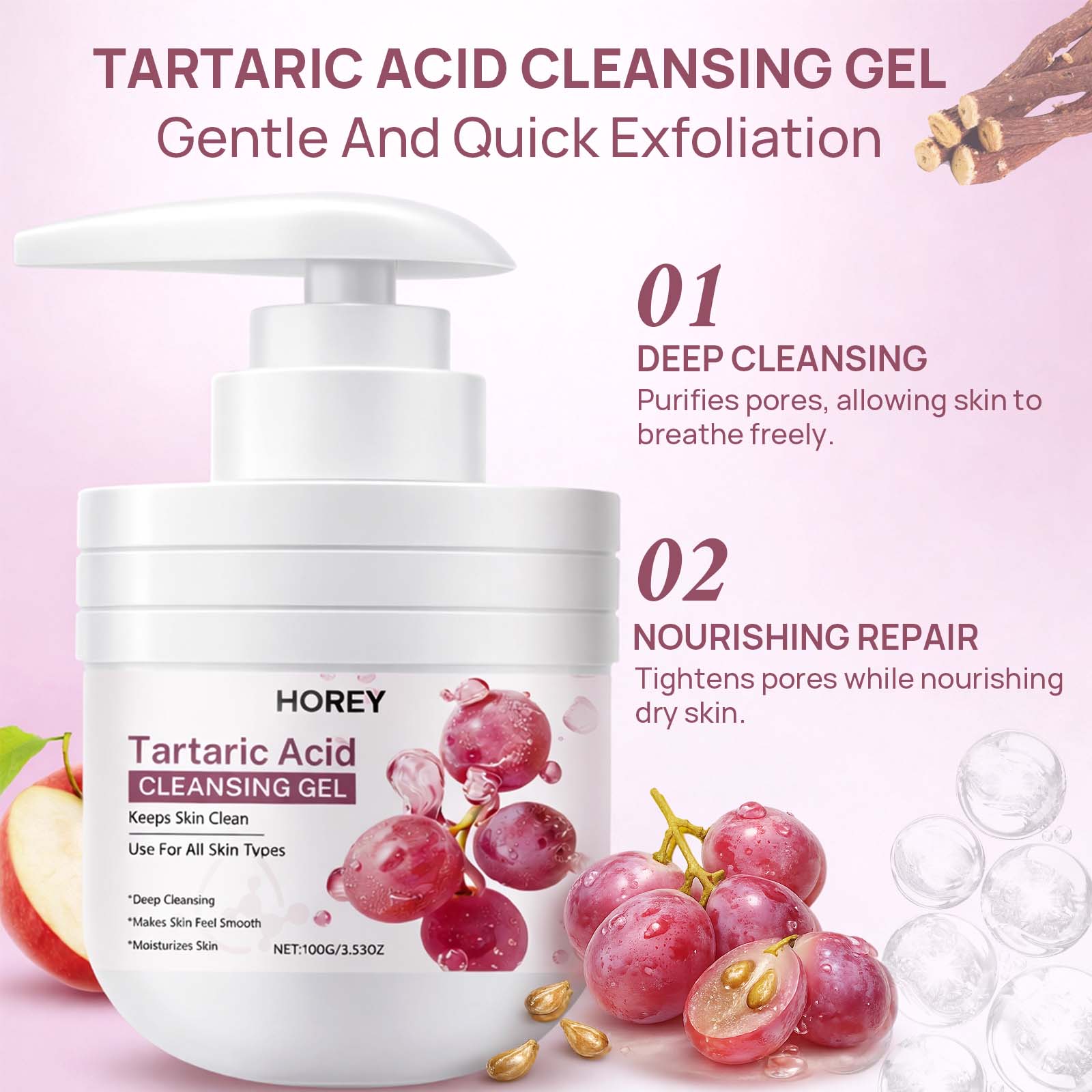 Gel Detergente all'Acido Tarta - Licorice Root Extract recensione e prezzo