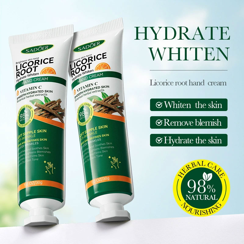 Crema per le mani sbiancante r - Licorice Root Extract recensione e prezzo