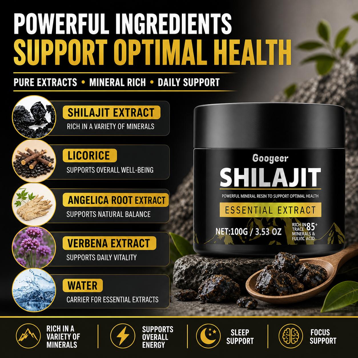 Googeer Shilajit Estratto in P - Licorice Root Extract recensione e prezzo